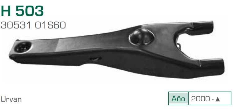 Imagen de H-503 HORQUILLA PARA CLUTCH NISSAN URVAN 2.4L L4 00-08