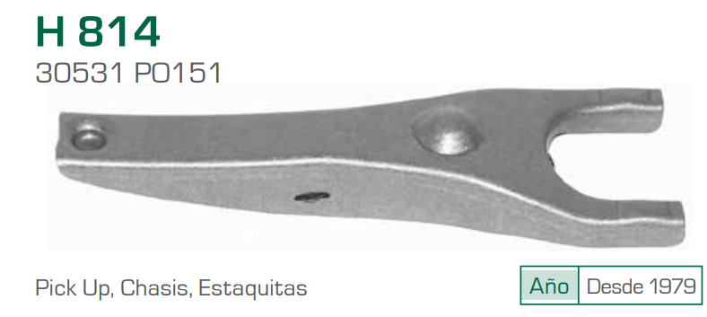 Imagen de H-814 HORQUILLA PARA CLUTCH NISSAN PICKP UP CHASIS ESTAQUITAS L4 79-