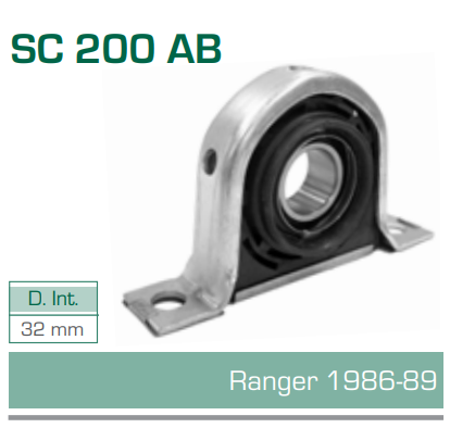 Imagen de SC-200-AB SOPORTE PARA FLECHA CARDAN FORD RANGER 86-89 DIAM. 32 MM