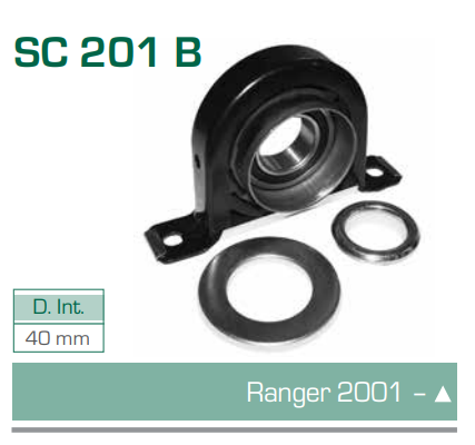 Imagen de SC-201-B SOPORTE PARA FLECHA CARDAN FORD RANGER 01- DIAM. 40 MM