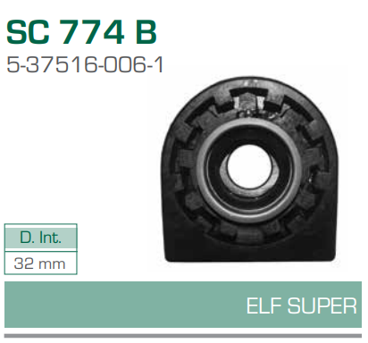 Imagen de SC-774-B SOPORTE PARA FLECHA CARDAN ISUZU ELF SUPER