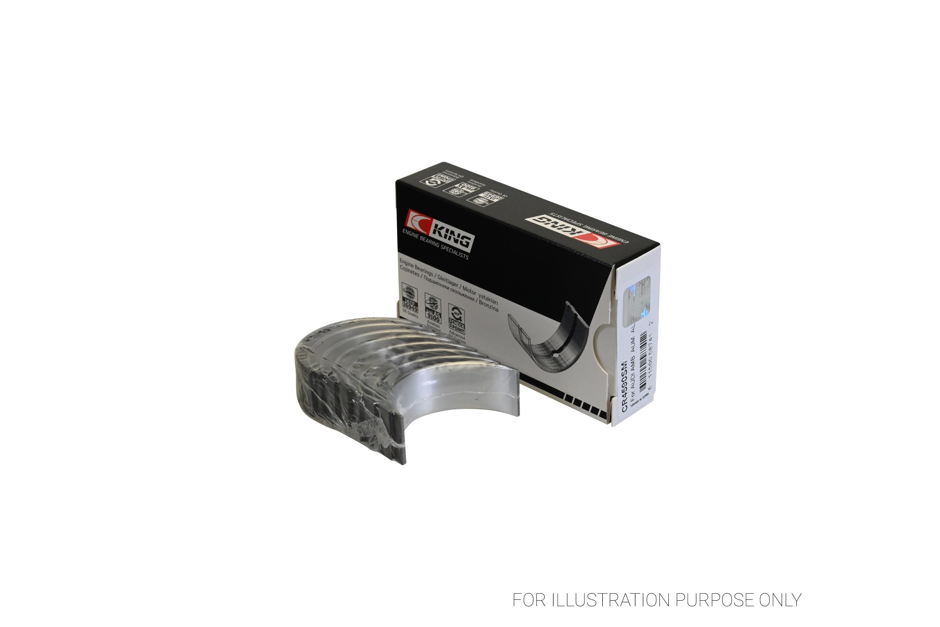 Imagen de CR-4590SM-020 METAL DE BIELA 020 SEAT IBIZA 1.8L L4 03-08 2.0L L4 02-15 TOLEDO 1.6L L4 00-06 VOLKSWAGEN GOLF 1.6L L4 00-06 2.0L L4 98-14 JETTA 2.0L L4 05-18 POINTER 2.0L L4 00-03