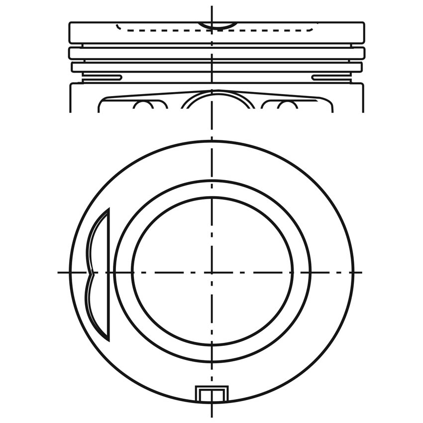 Imagen de P2400T-BC-STD PISTONES PARA MOTOR STD TOYOTA 4RUNNNER PICK UP 22R 2.4L L4 SOHC 8V 85-95 PLANO DIAM. 91.99 MM PERNO 22.00 MM RANURA 1.5X1.5X4.0 (2C4216)