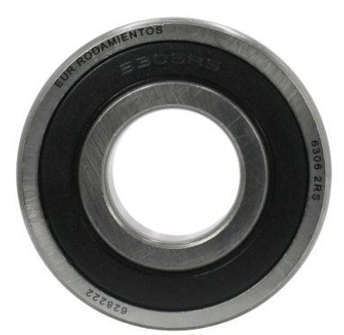 Imagen de 6306 2RS EUR BALERO RIGIDO DE BOLAS INT 30MM EXT 72MM ALT 19MM