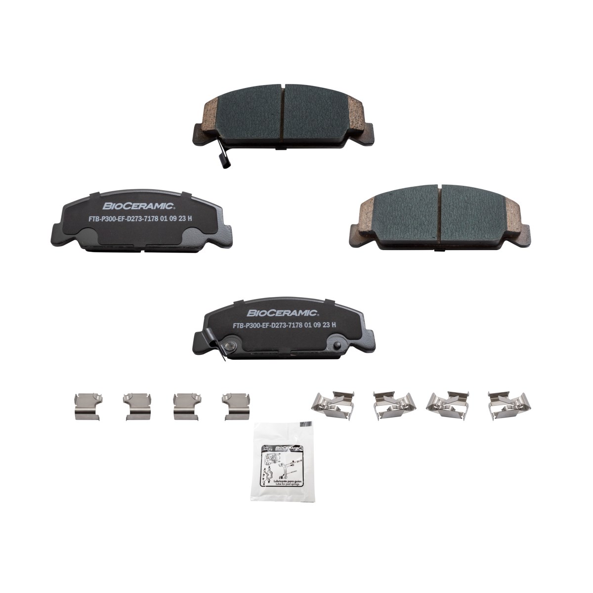 Imagen de BIO 7178-D273 BALATA FRENO DE DISCO DELANTERA HONDA ACCORD 84-85 CIVIC 88-00 CIVIC DEL SOL 93-97 CRX 90-91