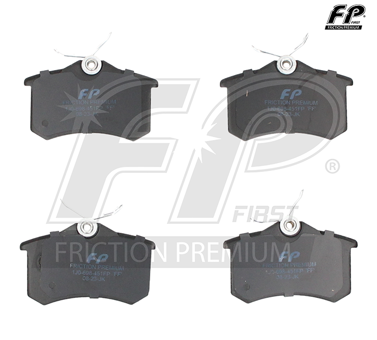 Imagen de 1J0-698-451FP BALATA FRENO DE DISCO TRASERA VW JETTA (94-05) (12-16) BEETLE 98-16