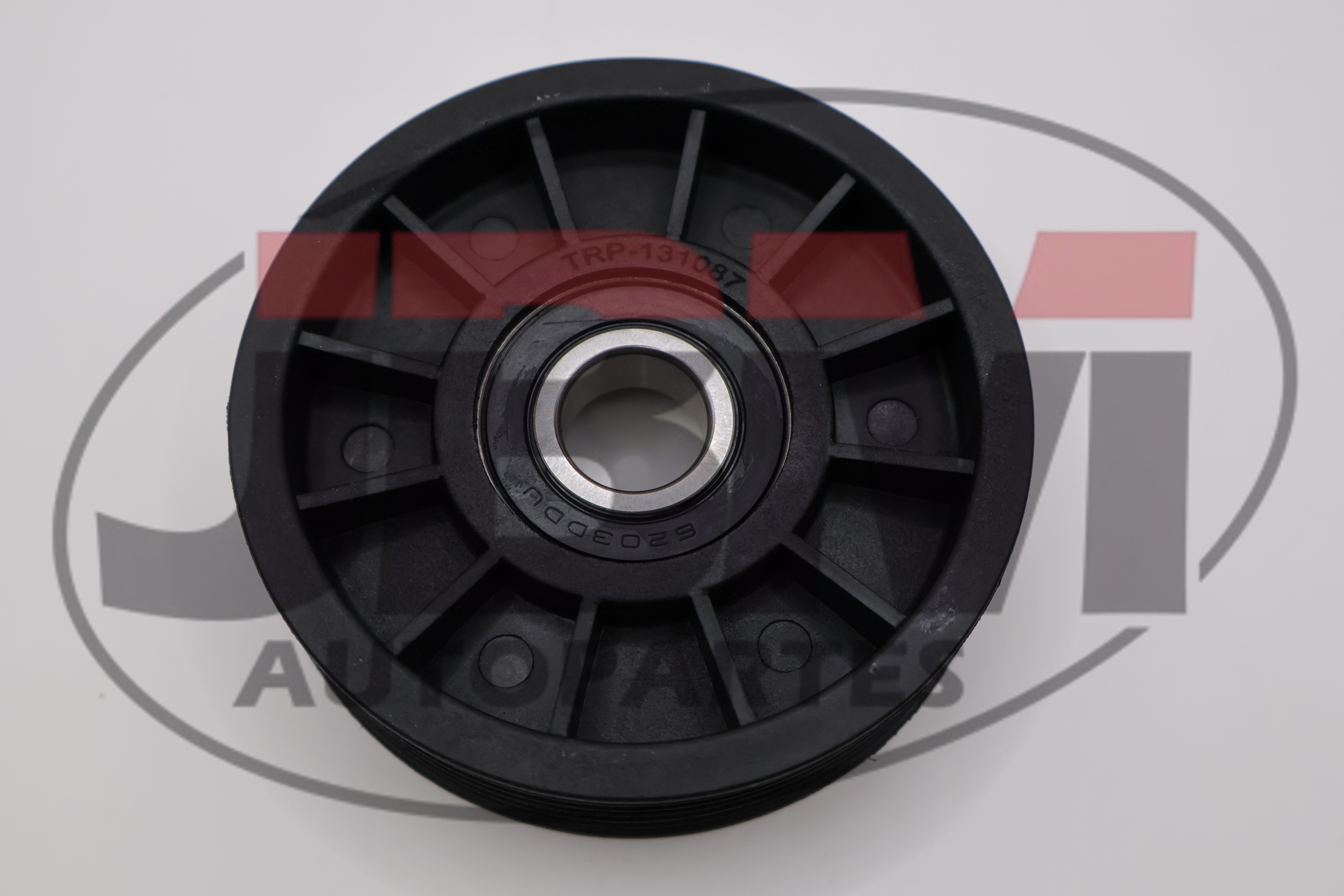 Imagen de TRP-131087 POLEA DE TENSOR (6 CANALES) CHEVROLET SILVERADO 1500 7.4L V8 94-95 FORD CROWN VICTORIA 2.3L L4 87-93 (PARA TENSOR 90293) DIAM. EXT. 90MM INT. 17MM  ALT. 25MM