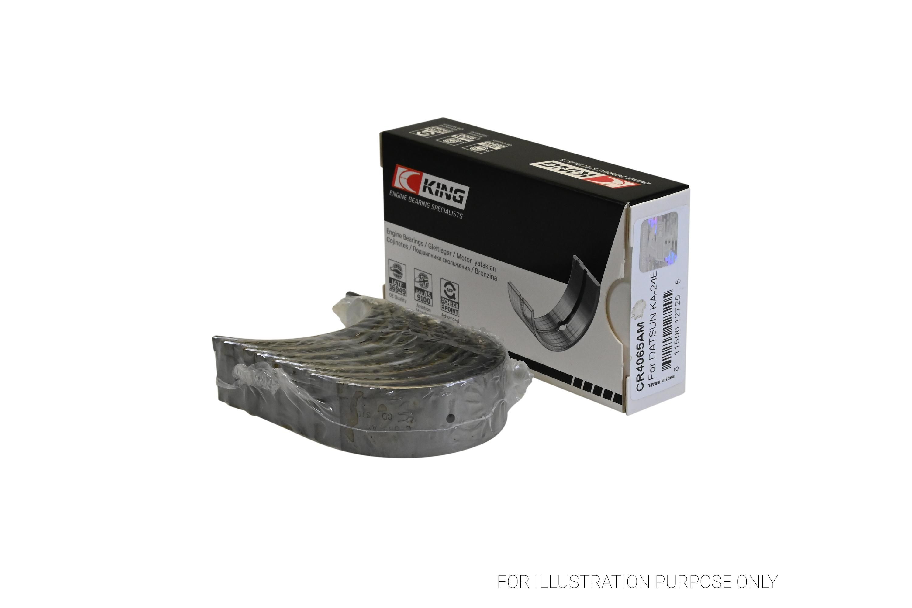 Imagen de CR-4065AM-030 METAL DE BIELA 030 NISSAN ALTIMA 2.4L L4 93-01 D21 2.4L L4 90-94 FRONTIER 2.4L L4 98-15 NP300 2.4L L4 04-15 PICK UP 2.4L L4 91-09 URVAN 2.4L L4 00-10