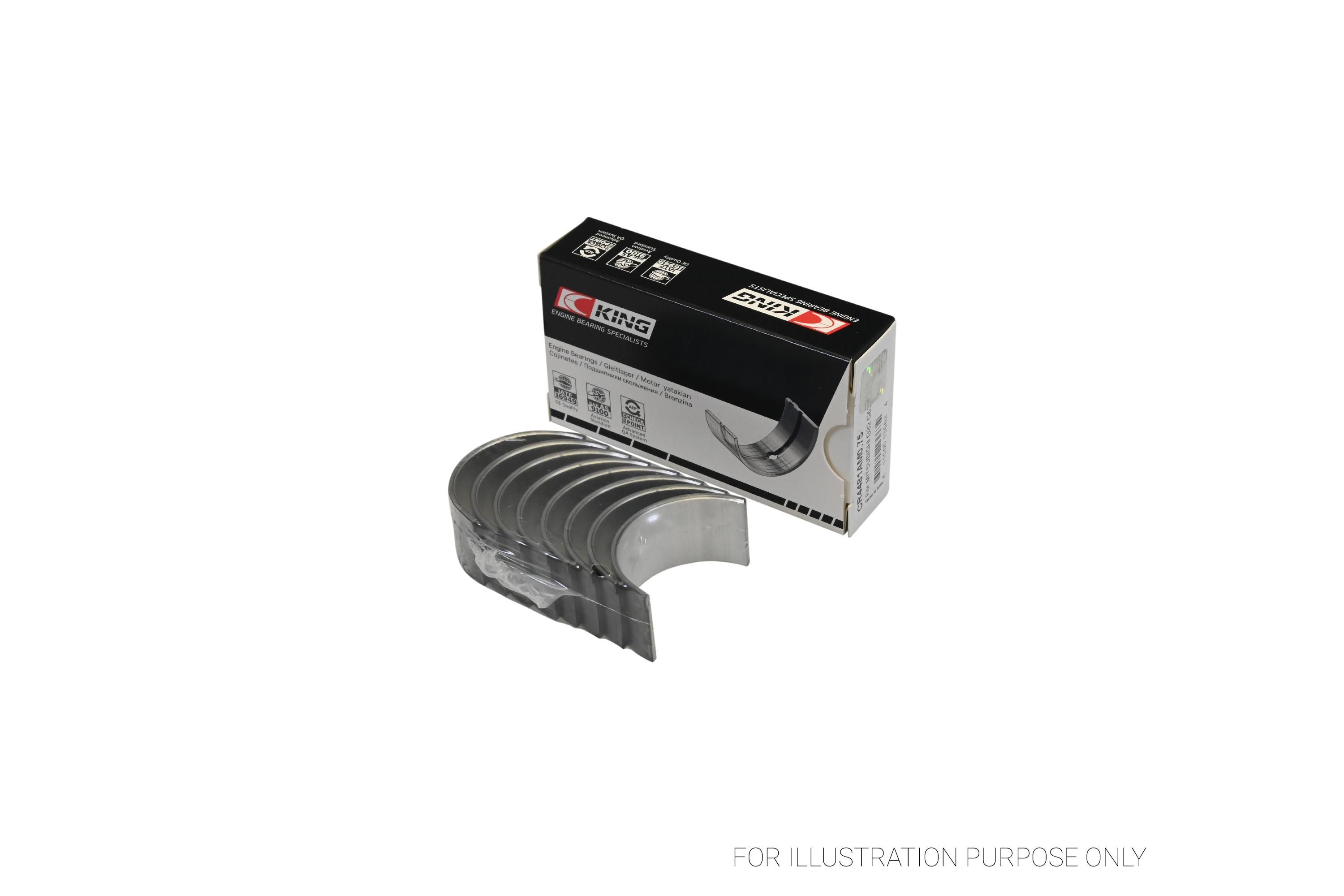 Imagen de CR-4481AM-STD METAL DE BIELA STD DODGE H100 2.4L L4 03-05 DODGE RAM 50 2.4L L4 90-93 MITSUBICHI ECLIPSE 1.8L L4 89-94 2.0L L4 89-99 2.4L L4 96-05 L200 2.4L L4 08-16