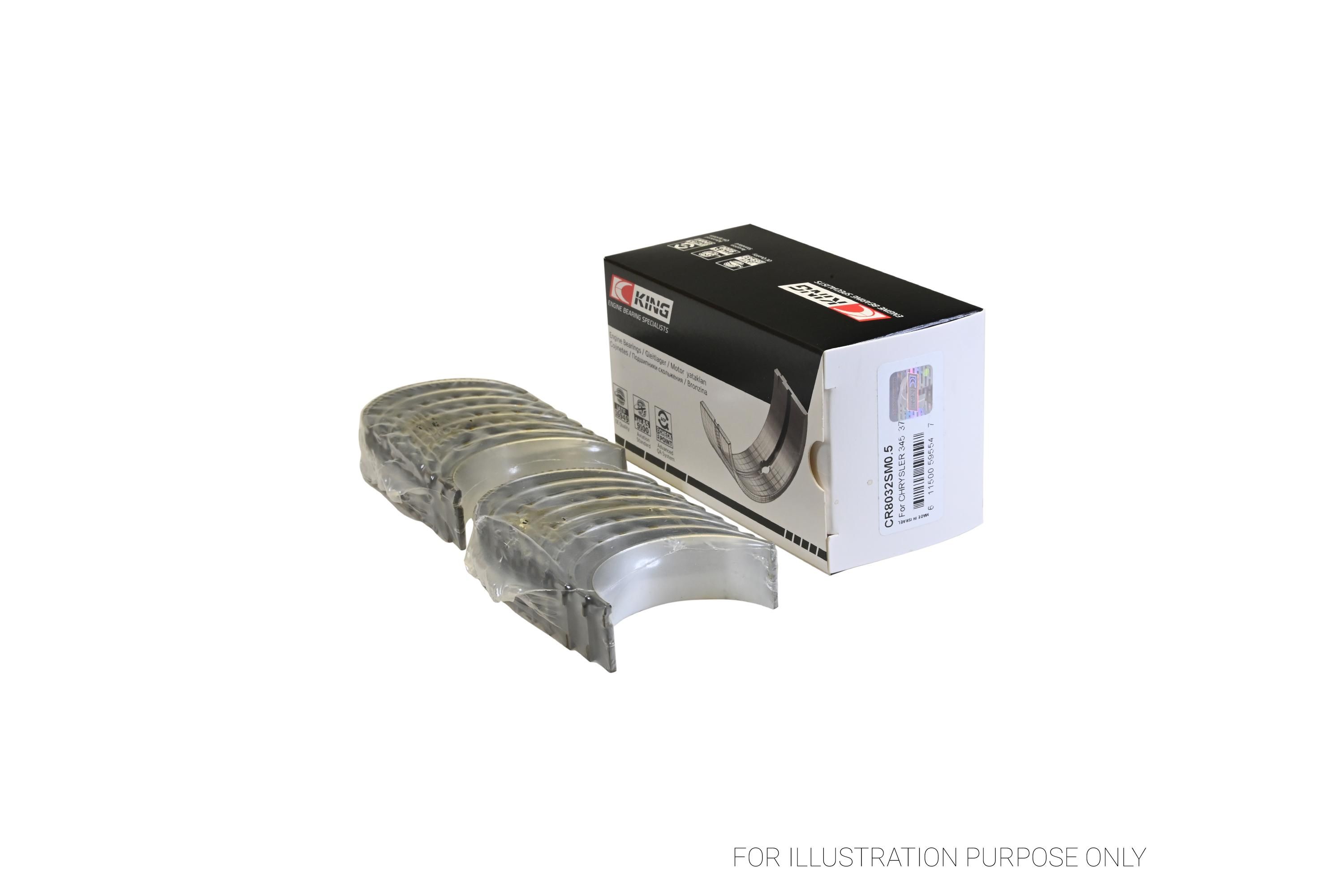 Imagen de CR-8032SM-010 METAL DE BIELA 010 DODGE CHALLENGER 6.1L V8 07-10 6.2L V8 14-22 6.4L V8 11-22 CHARGER 6.1L V8 05-10 6.2L V8 14-22 6.4L V8 11-22 DURANGO 6.2L V8 20-21 6.4L V8 2017 JEEP GRAND CHEROKEE 6.1L V8 06-10 6.2L V8 17-21 6.4L V8 11-18