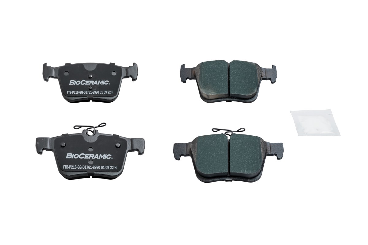 Imagen de BIO8990-D1761 BALATA FRENO DE DISCO TRASERA VOLKSWAGEN JETTA 19-22 GOLF 13-18 TIGUAN 18-19 AUDI A3 15-18 TT 14-18 Q2 18-19